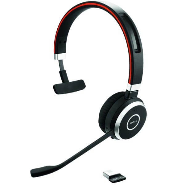Jabra Evolve 65 UC Mono Bluetooth and PC Headset - Ex Demo
